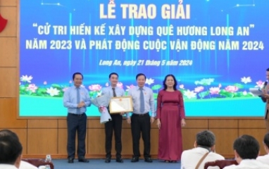 Luật sư Điều hành HM&P đạt giải cao nhất trong lĩnh vực kinh tế tại cuộc vận động “Cử tri hiến kế xây dựng quê hương Long An” năm 2023