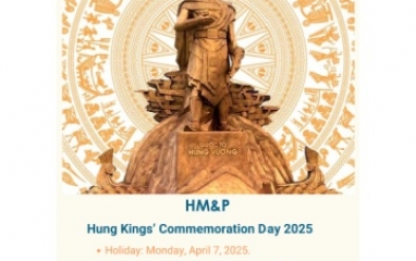 HM&P thông báo: Lịch nghỉ lễ Giỗ Tổ Hùng Vương 2025