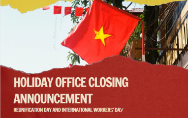 HM&P Thông Báo: Lịch Nghỉ Lễ Ngày Chiến thắng (30/4) và Quốc tế Lao động (1/5)